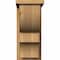 Ekena Millwork Ridgewood Rough Sawn Corbel w/Backplate, Western Red Cedar, 8"W x 14"D x 18"H COR08X14X18RID01RWR - alternate 3